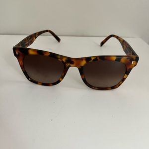 Warby Parker tortoise shell sunglasses